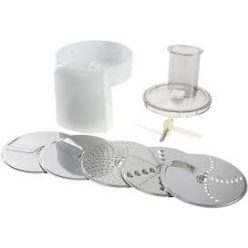   Reszelő és szeletelő kiegészítő készlet 5 vágókoronggal