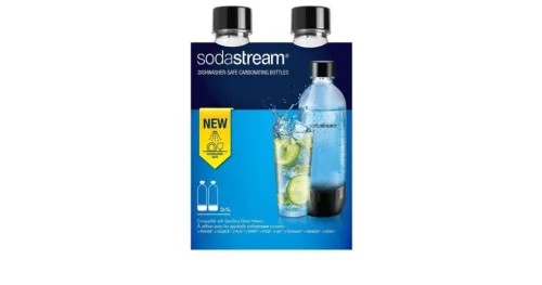 SodaStream klasszikus 1 literes átlátszó palack két darabos csomagban