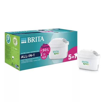 BRITA MAXTRA PRO All-in-1 vízszűrő patron 5+1 csomag