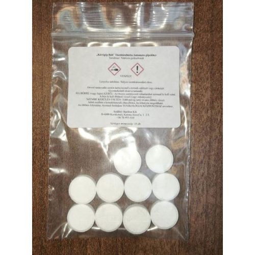 Tisztító (zsírtalanító)  tabletta automata kávégépekhez (10 db)
