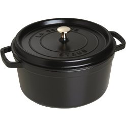 KEREK FŐZŐ KOKOTT / RAKOTTFŐZŐ - 28CM - FEKETE