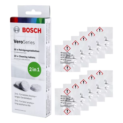 Bosch VeroSeries TCZ8001A 2 az 1-ben tisztító tabletta (10 db)