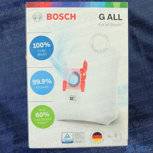 Bosch Type G mikroszálas porzsák négydarabos csomagban