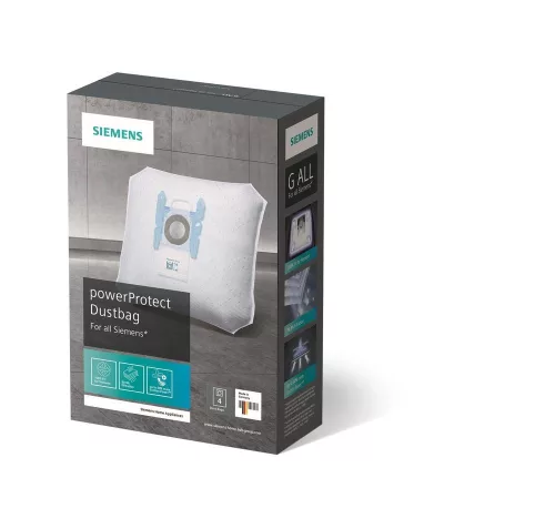 PowerProtect G típusú porzsák négydarabos csomag Siemens porszívóhoz