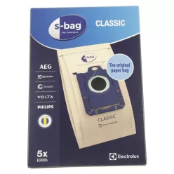 Electrolux s-bag Classic E200S papír porzsák ötdarabos csomagban