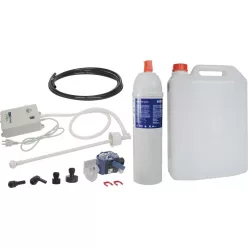 Starter Készlet C300 Flowjet vízszűrő rendszer szivattyúval BRITA készülékekhez – PURITY C300 szűrővel és 20 literes tartállyal – Kávégépekhez és sütőkhöz (1008952 kompatibilis)