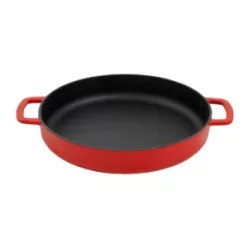 Combekk öntöttvas sütőtál, 24 cm, piros