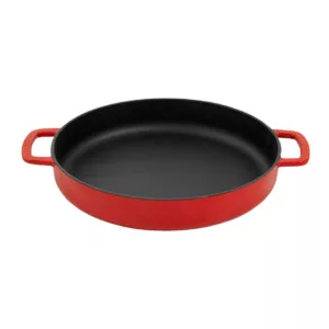 Combekk öntöttvas sütőtál, 24 cm, piros