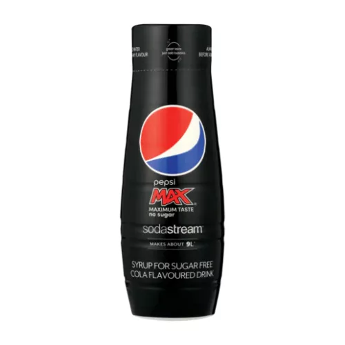 SodaStream Pepsi Max cukormentes italkeverék 440 ml-es üvegben