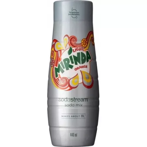 SodaStream Mirinda Light narancsos szirup 440 ml-es üvegben