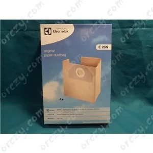 Electrolux E26N nagyméretű papír porzsák négydarabos csomagban