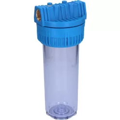 Vízszűrő ház Aqua S.p.A. rendszerekhez – 9" 3/4 méret – 3/4" belső menetes (FP3/2 kompatibilis)