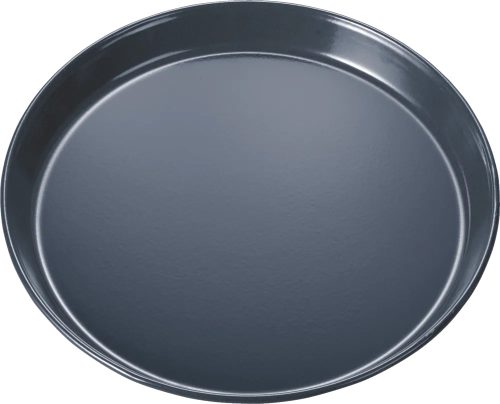 Pizzasütő, zománcozott, antracit átmérő: 35,7 cm
