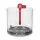 Dyson Portartály Egység – Átlátszó, piros nyitókarral – DC63 ERP széria (966038-01)