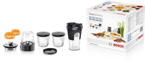 TastyMoments univerzális aprító – 5 az 1-ben többfunkciós aprító készlet keveréshez, őrléshez, aprításhoz, tároláshoz