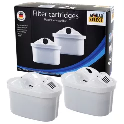 Aqua Select Plus Vízszűrő Betét Brita / BWT Kancsókhoz - 2 db-os csomag - Maxtra Típus (Brita Maxtra kompatibilis)