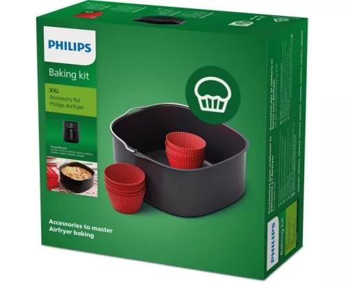 Philips Airfryer XXL sütőkészlet sütőformával és szilikon muffinformákkal