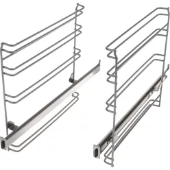 Bosch 1-részes teleszkópos sütősín – Pirolitikus, 15kg teherbírás – Bosch/Siemens sütőkhöz (17007589)