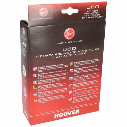 Hoover U60 szűrőkészlet Rush TCR sorozatú porszívóhoz