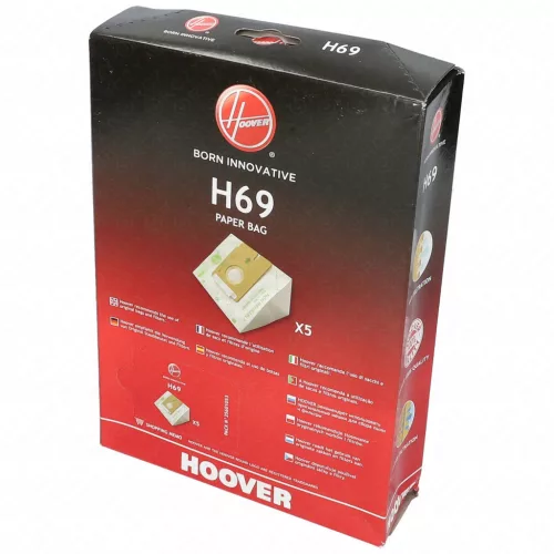 Hoover H69 papír porzsák öt darabos csomagban