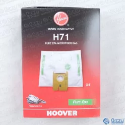 Hoover H71 PureHEPA porszívó porzsák négydarabos csomagban