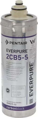 Vízszűrő Patron Everpure-hoz – 2CB5-S – 5 mikronos szénblokk (EV9617-22 kompatibilis)