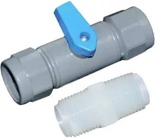 Beömlő csatlakozó készlet Pentairhez – 3/4" NPT – Golyóscsappal – Rainbow 300 / 320 szériához (19220-021 kompatibilis)