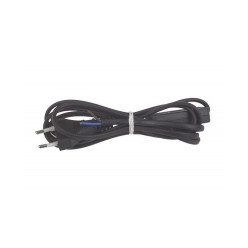 CSATLAKOZÓKÁBEL 2X0.75/2M KAPCSOLÓVAL FEKETE