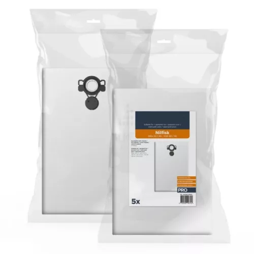 Ötdarabos Micromax porzsák Nilfisk Attix és Makita VC4210 géphez