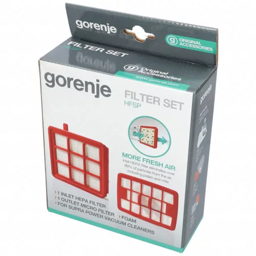 Gorenje Mora porszívó HEPA szűrő, 104x118x35 mm