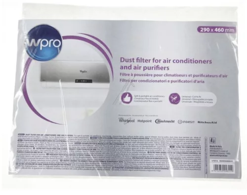 WPRO Univerzális porszűrő légkondicionálóhoz és légtisztítóhoz (290 x 460 mm)