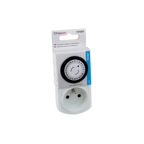 Chacon 54010 fehér mechanikus időkapcsoló konnektorba