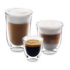 DLSC302 - 2 eszpresszó, 2 cappuccino és 2 lattemacchiato dupla falú pohár készlet
