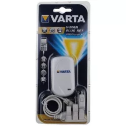 VARTA 57057201401 Professional V-Man USB hálózati töltő három cserélhető csatlakozóval