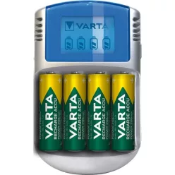   VARTA LCD POWER CHARGER 4 x AA2600MAH elemmel / GYORSTÖLTŐ 2-4 óra / TARTALMAZ 12V TÖLTŐT
