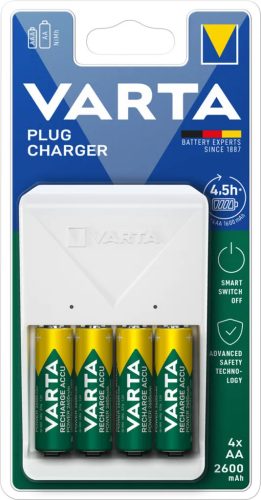 HÁLÓZATI AKKUMULÁTOR TÖLTŐ 4 x AA 2600mAh-val (2023 június)