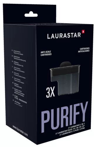 LAURASTAR Purify szűrőpatronok hármas csomagban Smart vasalórendszerhez