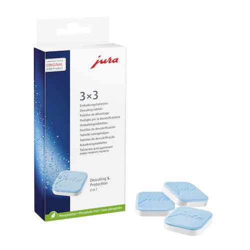 JURA vízkőtelenítő tabletták (2 fázisú) 3X3db