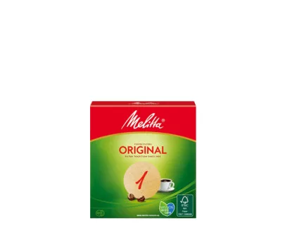 Melitta Original kerek kávéfilter, natúrbarna, méret 1 (100 db)