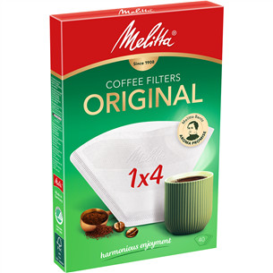 Kávészűrő melitta eredeti 1X4 / 80 - fehér
