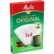 Kávészűrő melitta eredeti 1X4 / 80 - fehér