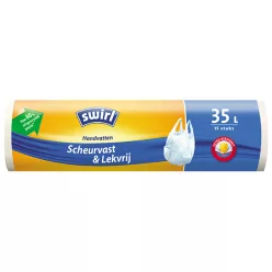 SWIRL antibakteriális 35 literes kukazsák fogantyús kivitelben