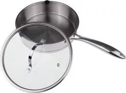 Sitram Charleston sauteuse üvegfedővel, 24 cm, rozsdamentes acél