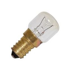   Sütőizzó Univerzális Sütőhöz - E14 25W, 300°C - Kompakt (3221061, 8014025026237 kompatibilis)