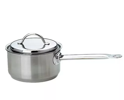 Demeyere Resto 3 nyeles lábas fedővel, 16 cm, 1,5 liter