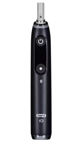 Braun Oral-B iOM9 fogkefe-kézidarab fekete színben, 7 tisztítási mód