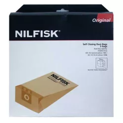 Nilfisk porszívó porzsák öt darabos csomagban