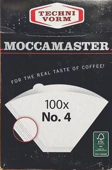 Moccamaster Szűrőpapír No. 4 (100 db)