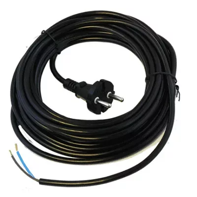 Porszívó Kábel Univerzális – 10 méter, 2 x 1.0 mm² – Hálózati Tápkábel (S0460)