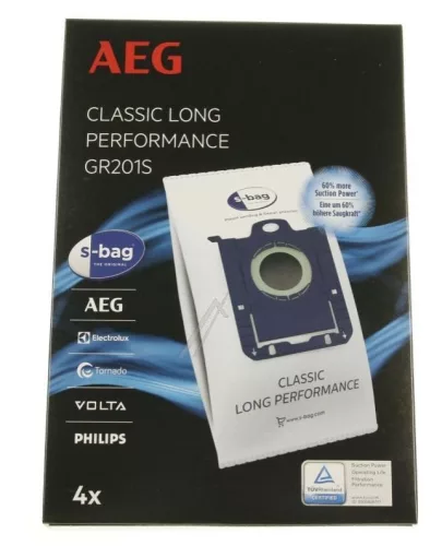 AEG s-bag Classic Long Performance GR201S porzsák (4 db)